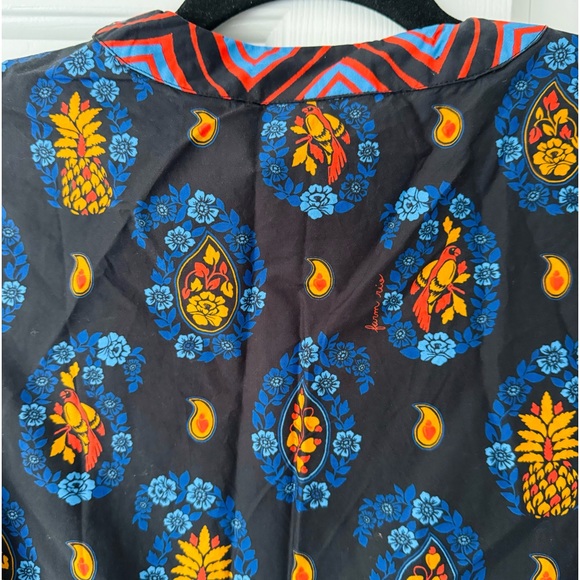 Farm Rio Puff-Sleeve V-Neck Maxi Dress, Size XS - Picture 13 of 13